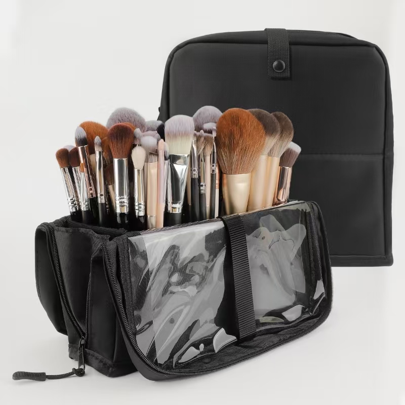 Beauty Makeup Organizer - Большая черная складная косметичка с 14–40