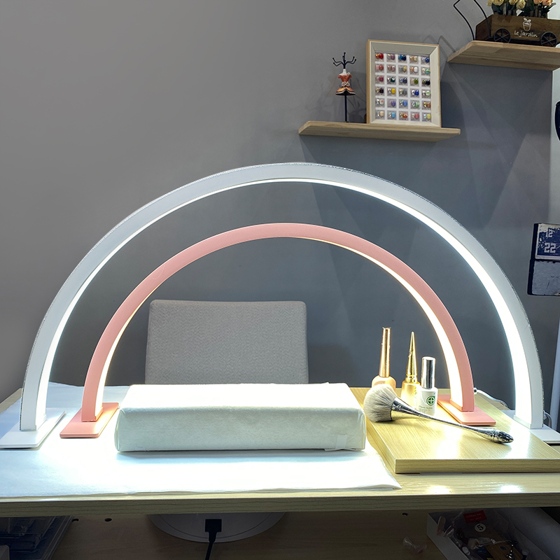 Beauty Makeup Light - Настольная LED-лампа-полумесяц для маникюра и татуажа,