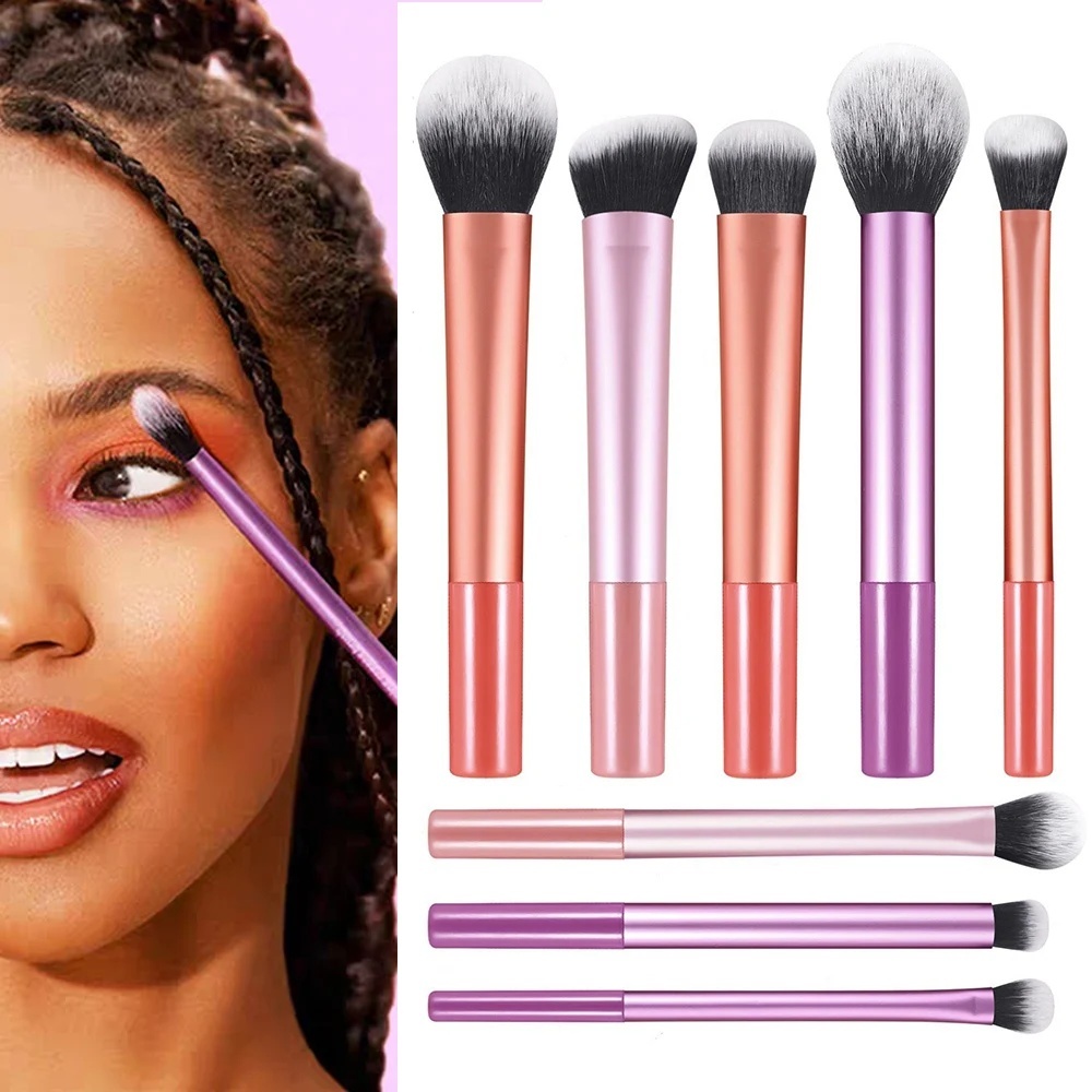Huda Beauty Makeup Brush Set - Набор из 8 кистей для макияжа,