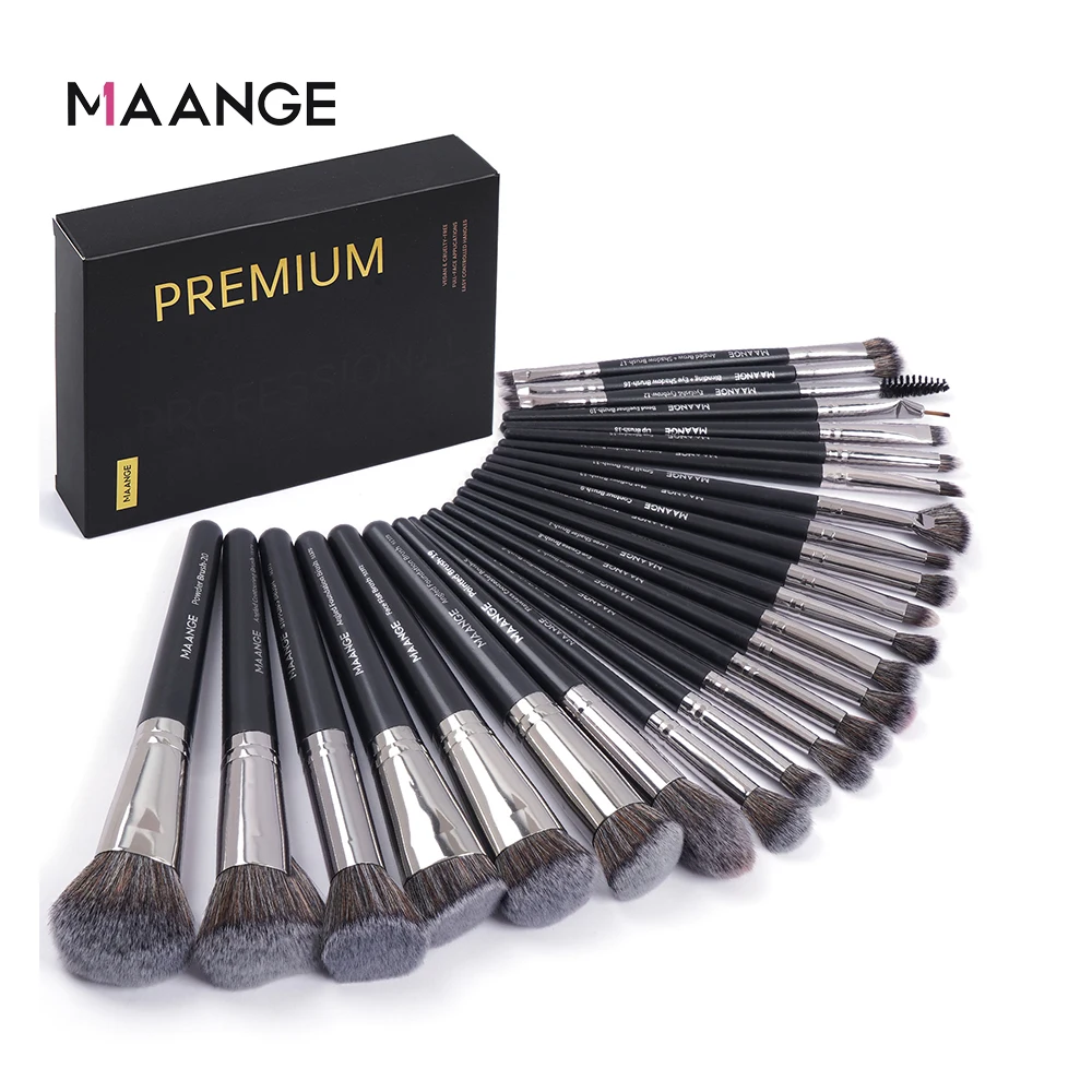 Huda Beauty Makeup Brush Set - MAANGE профессиональная Подарочная коробка 25 шт.