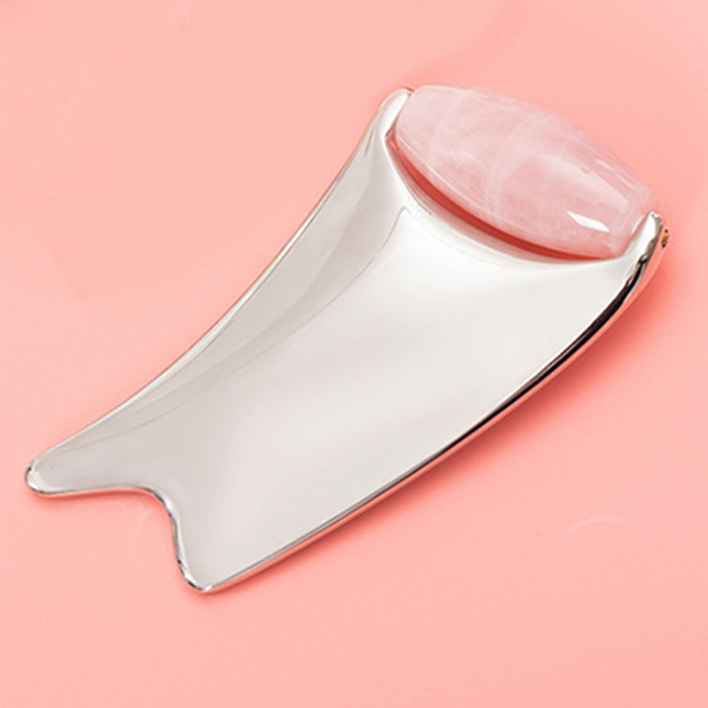 Face Massager - Металлический скребок Гуаша из цинкового сплава,