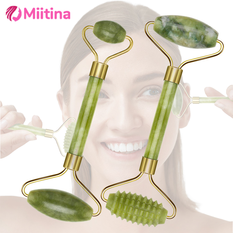 Face Massager - Натуральный нефритовый ролик для лица, массажер