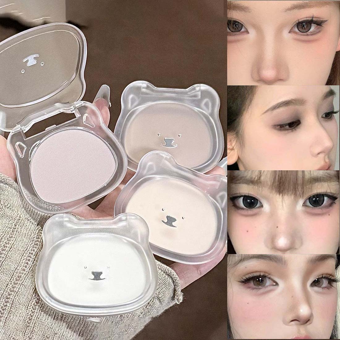 Fenty Beauty Makeup Highlighter - Матовый хайлайтер Kakashow, шелковистая гладкая пудра