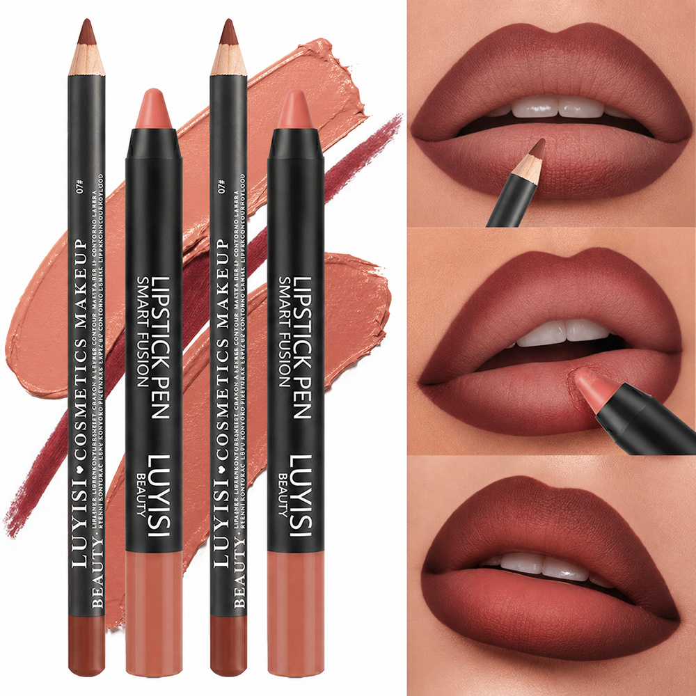 Lip Liner Pencil - Набор для макияжа губ, 2 шт./компл.: