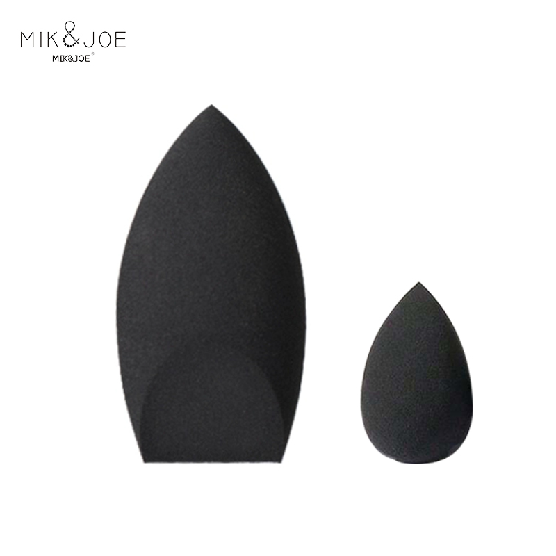 Beauty Blender In Makeup - 2 шт., черное косметическое яйцо-спонж -