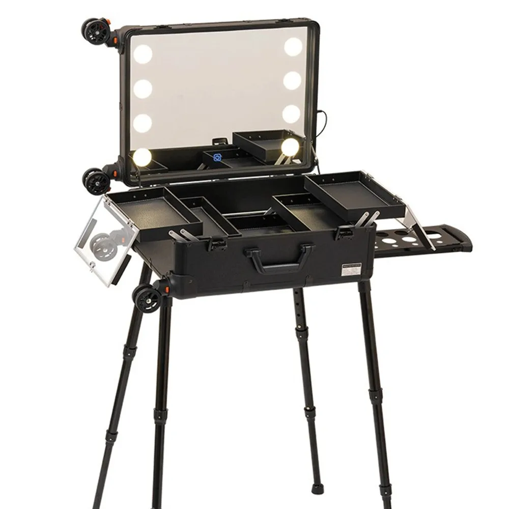 Beauty Makeup Trolley - Профессиональный косметический кейс-тележка для визажистов с