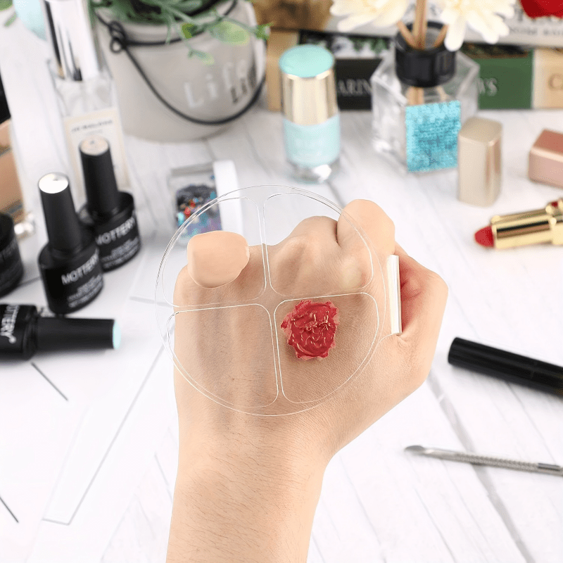 Beauty Makeup Foundation - Акриловая круглая палитра для смешивания цветов