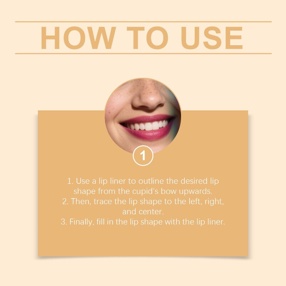 Lip Liner Pencil - Красный Коричневый Бархатный Матовый Карандаш Для