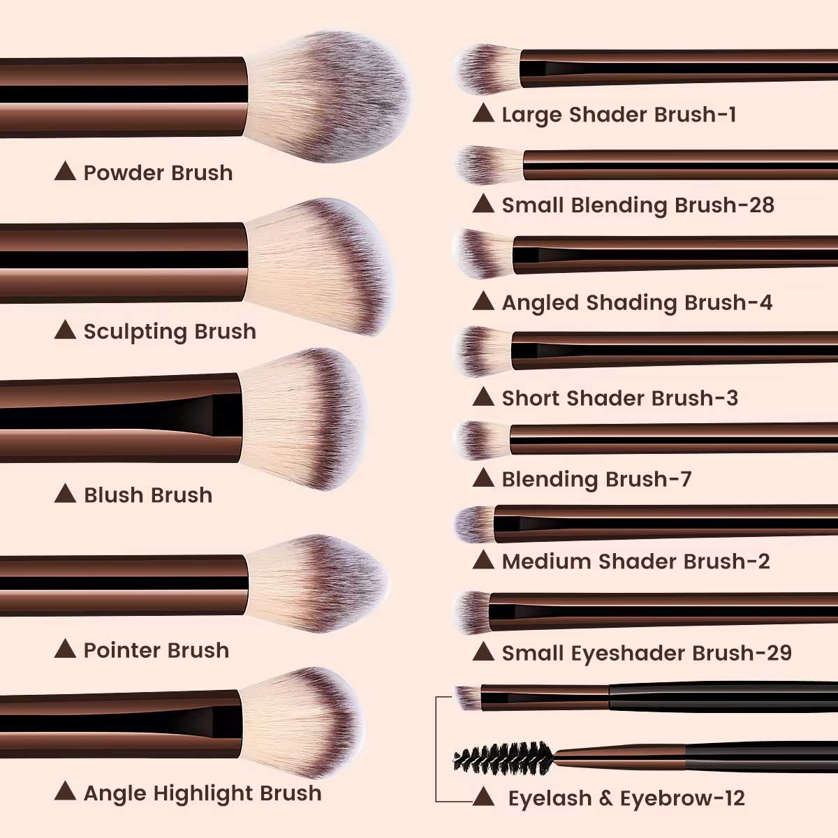 13 шт., набор кистей для макия – обзор и цена Huda Beauty Makeup Brush Set
