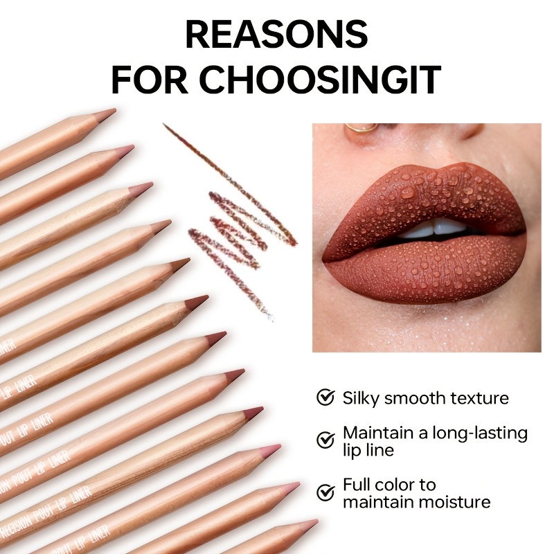 Матовый карандаш для губ телес – обзор и цена Lip Liner Pencil