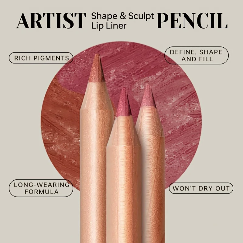 Матовый карандаш для губ телес – обзор и цена Lip Liner Pencil