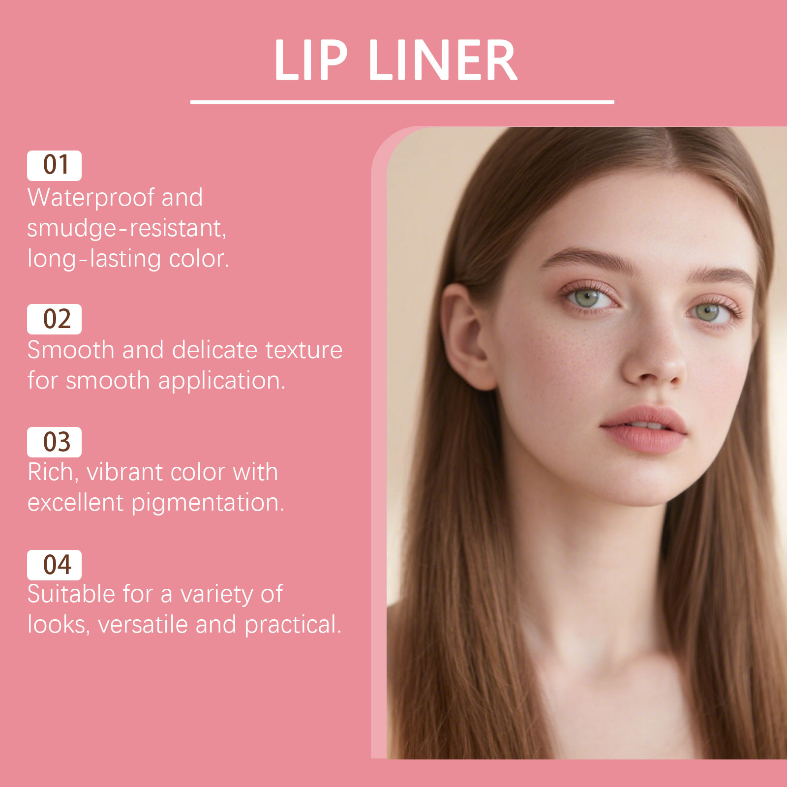 Водостойкий матовый карандаш д – обзор и цена Lip Liner Pencil