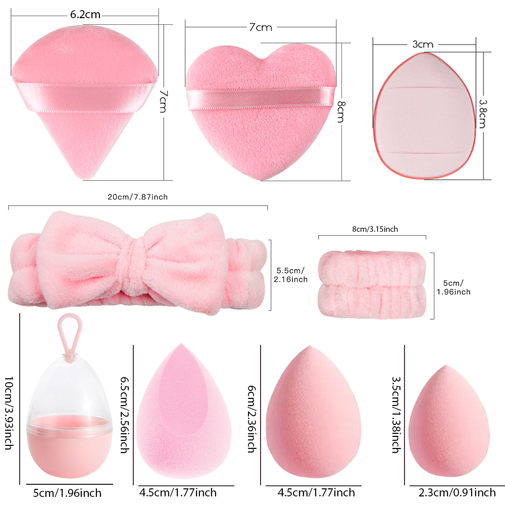 17 шт., набор спонжей для маки – обзор и цена Beauty Blender In Makeup