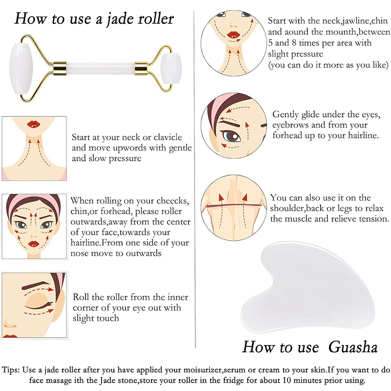 Натуральный нефритовый ролик д – обзор и цена Face Massager