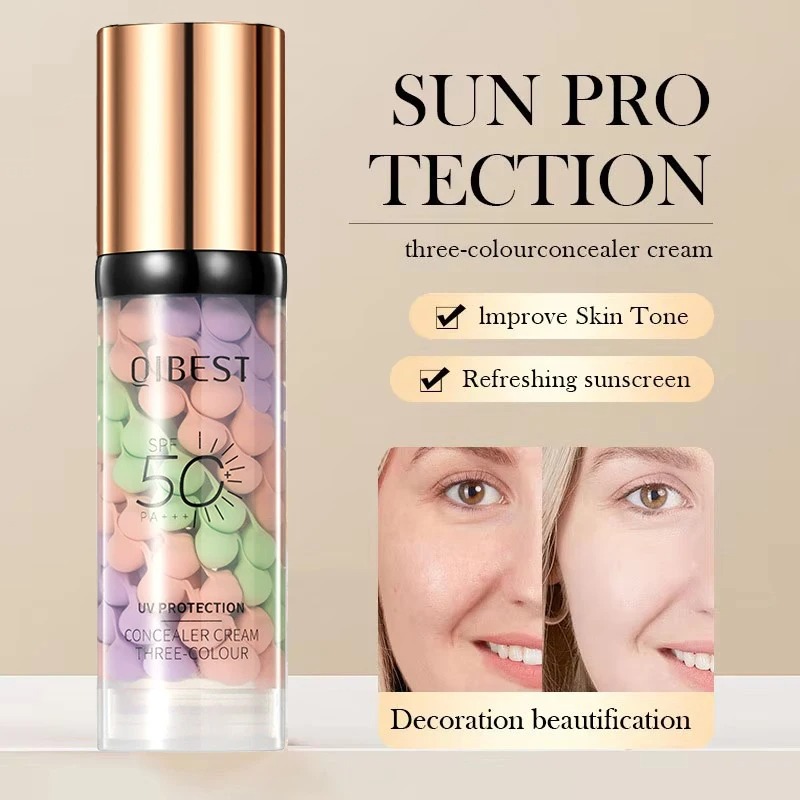 Трехцветный крем-праймер для л – обзор и цена Beauty Makeup Foundation