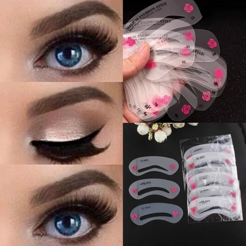 Набор многоразовых трафаретов  – обзор и цена Beauty Makeup Drawing