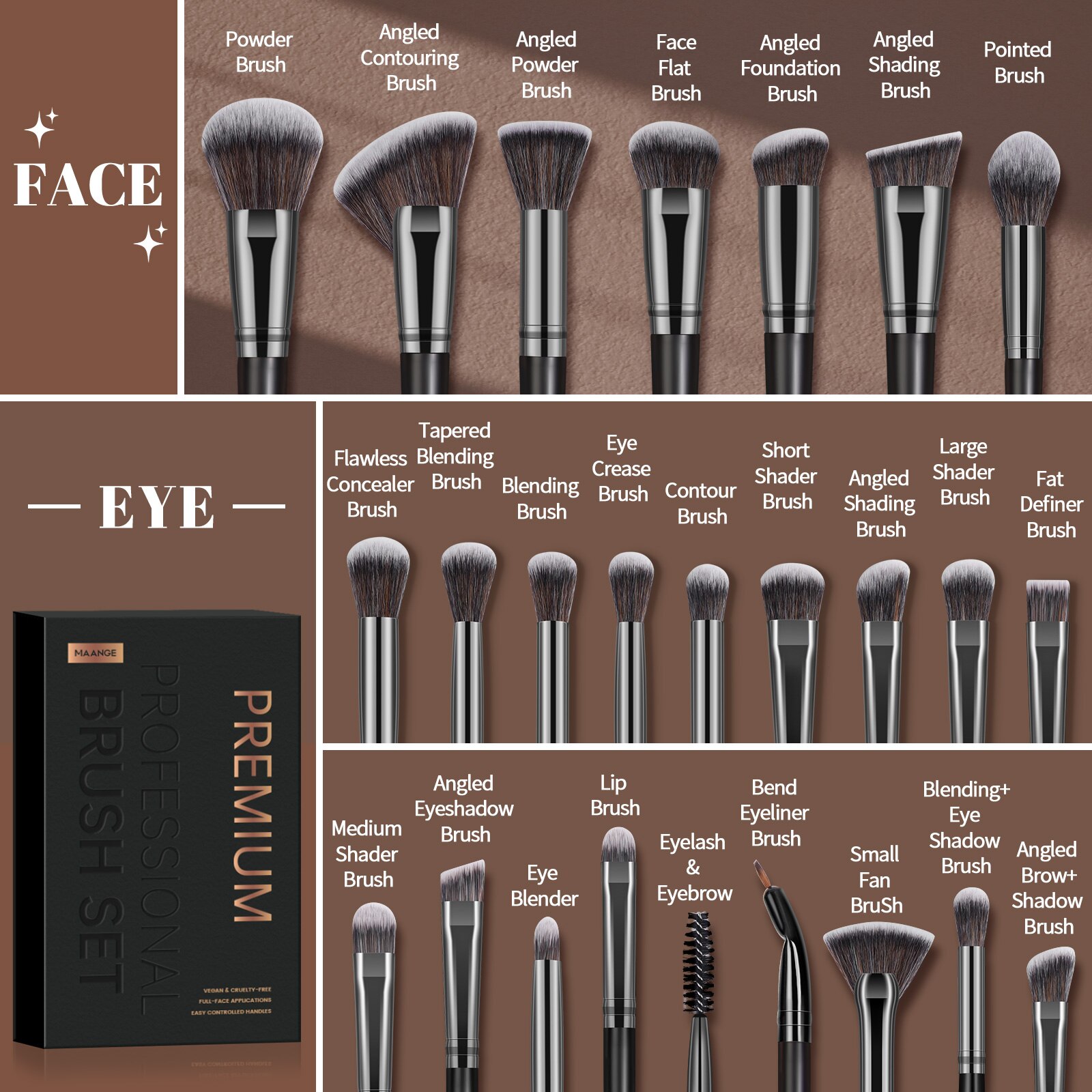 Профессиональная подарочная ко – обзор и цена Huda Beauty Makeup Brush Set