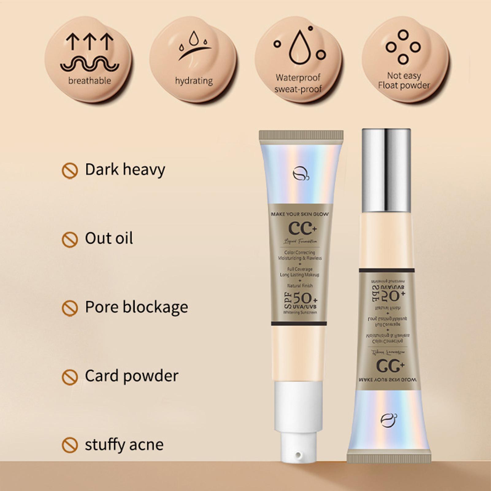 CC Cream Foundation SPF 50, со – обзор и цена Beauty Makeup Foundation